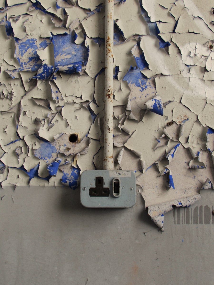 Light switch and peeling paint