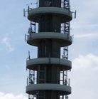 BT point-to-point microwave relay tower, built 1970 on the site of Purdown Barracks