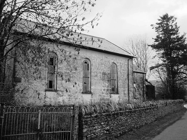 : The chapel from the lane
