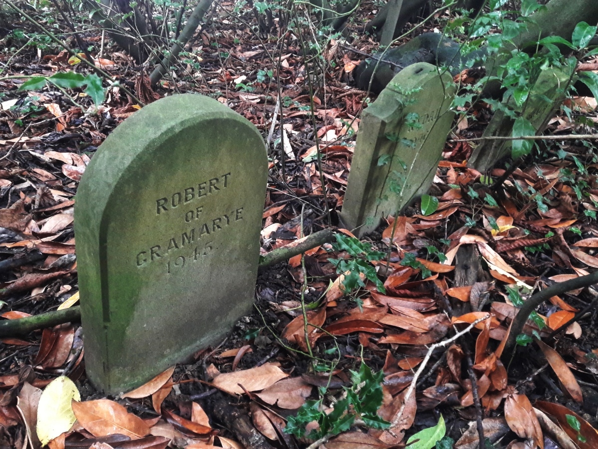 Pet cemetery, somewhere in Surrey.