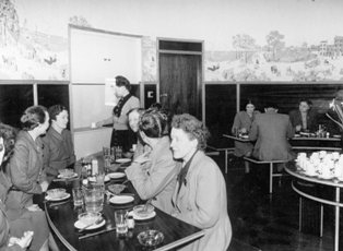 The Round Room in use as a canteen, Undated (Roffey Park Institute)