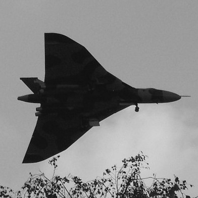 Vulcan bomber en-route to Dunsfold, October 2011