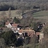 View from the quarry to Cocking Village and Midhurst